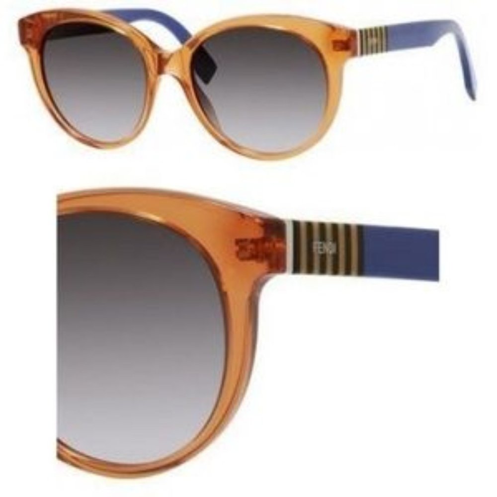 Fendi FF013/S Orange Transparent Sunglasses